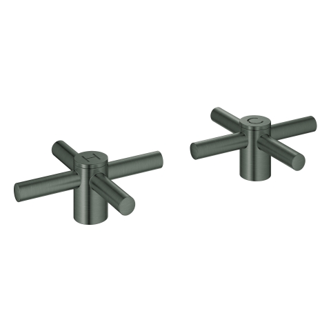 GROHE Kreuzgriff 18026_3 für Atrio 2 STK hard graphite gebürstet GROHE Kreuzgriff 18026_3 für Atrio 2 STK hard graphite gebürstet