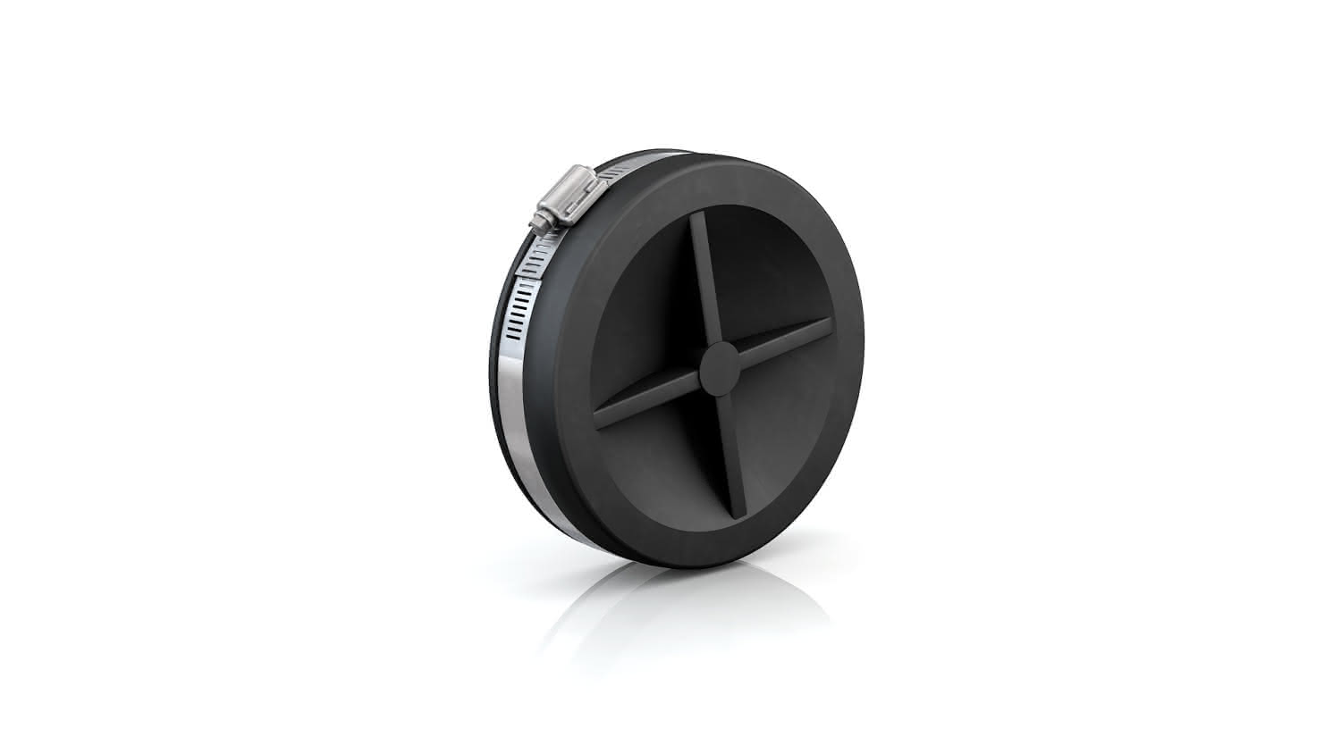 CR Endkappe CEC 115 (105-115mm), 0,6 bar,L:54mm, EPDM / V2A