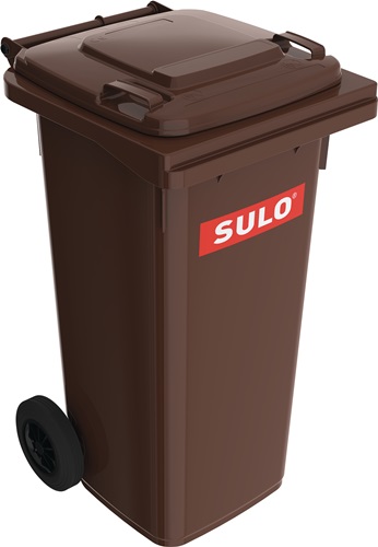 Müllgroßbehälter 120l HDPE braun fahrbar,n.EN 840 SULO Müllgroßbehälter 120l HDPE braun fahrbar,n.EN 840 SULO