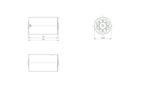 OVENTROP-Einschubturbine für Volumenstromsensor Regumaq X-25/X-45