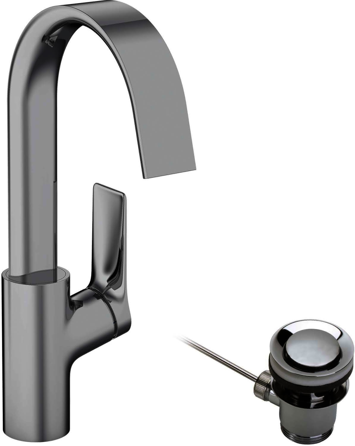 Hansgrohe Waschtischmischer 210 Vivenis mit Schwenkauslauf u.Zugst.-Ablaufg.chr