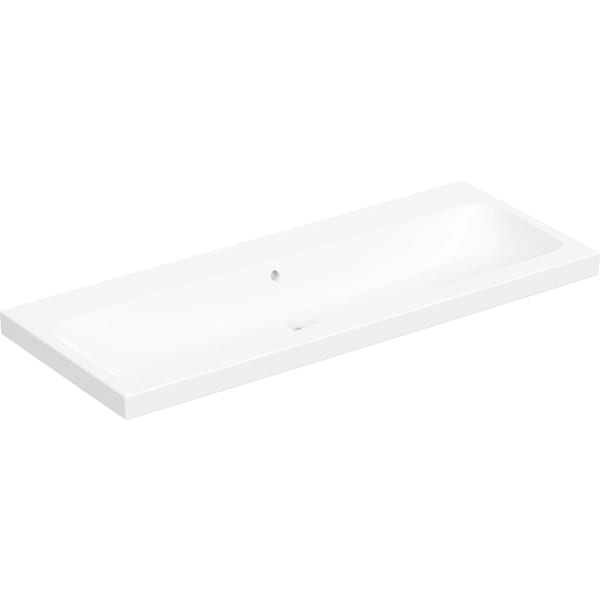 Geberit iCon Light Waschtisch 120x48cm ohne Hahnloch, mit Ül., weiß, KeraTect