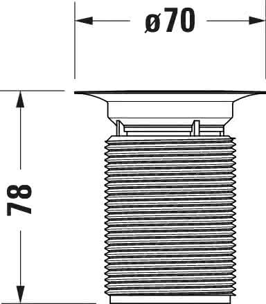 DU Geruchsverschluss für Urinal Dry