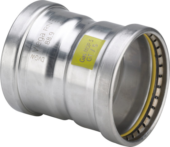 Viega Muffe Sanpress Inox G XL 0215XL in 64,0mm Edelstahl