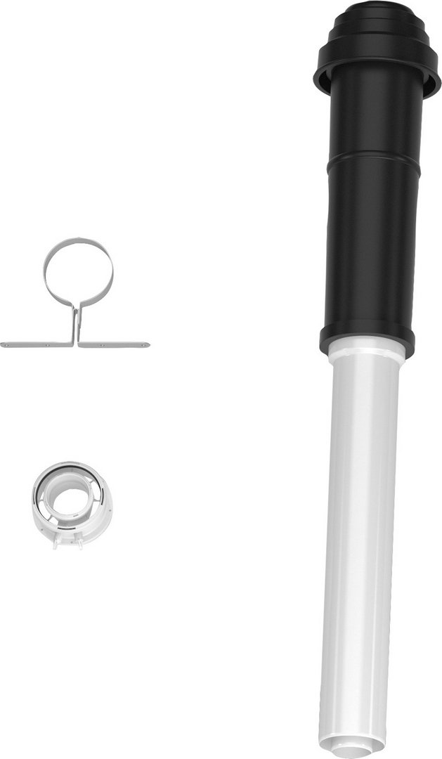 BOSCH Abgaszubehör FC-Set60-C33x (oben) Grundbausatz C33x, schwarz, d:60/100mm