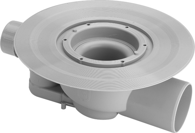 Viega Badablauf Advantix 4921.66 40x70 mm (DN70) Kunststoff grau