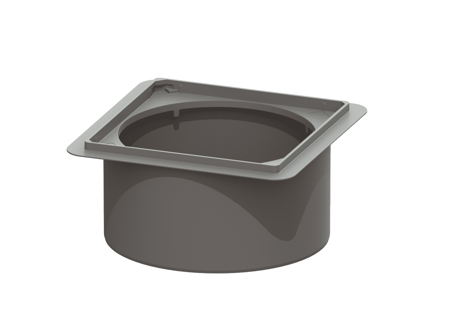KESSEL-Aufsatzstück System 400 verriegelbar, silbergrau