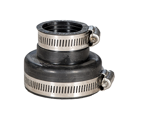 KSB Rohradapter, EPDM / Edelstahl DN 50, für Rohraußendurchm. 32 - 40 mm