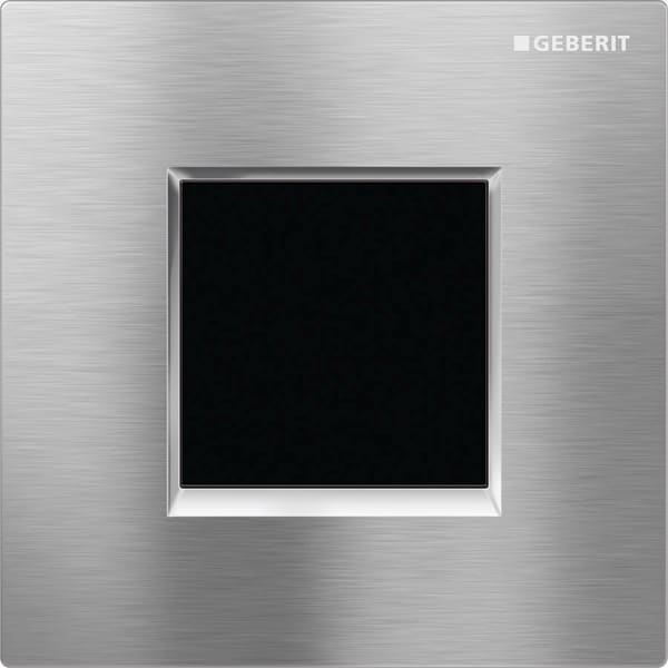 Geberit Typ 20 Abdeckplatte, eckig für UR-Strg. IR, chrom gebürstet