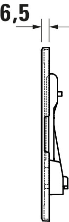 Duravit DuraSys Betät.-Pl.mech.f. WC Beta 120 Dual Flush,Aufgesetz,Chrom HG