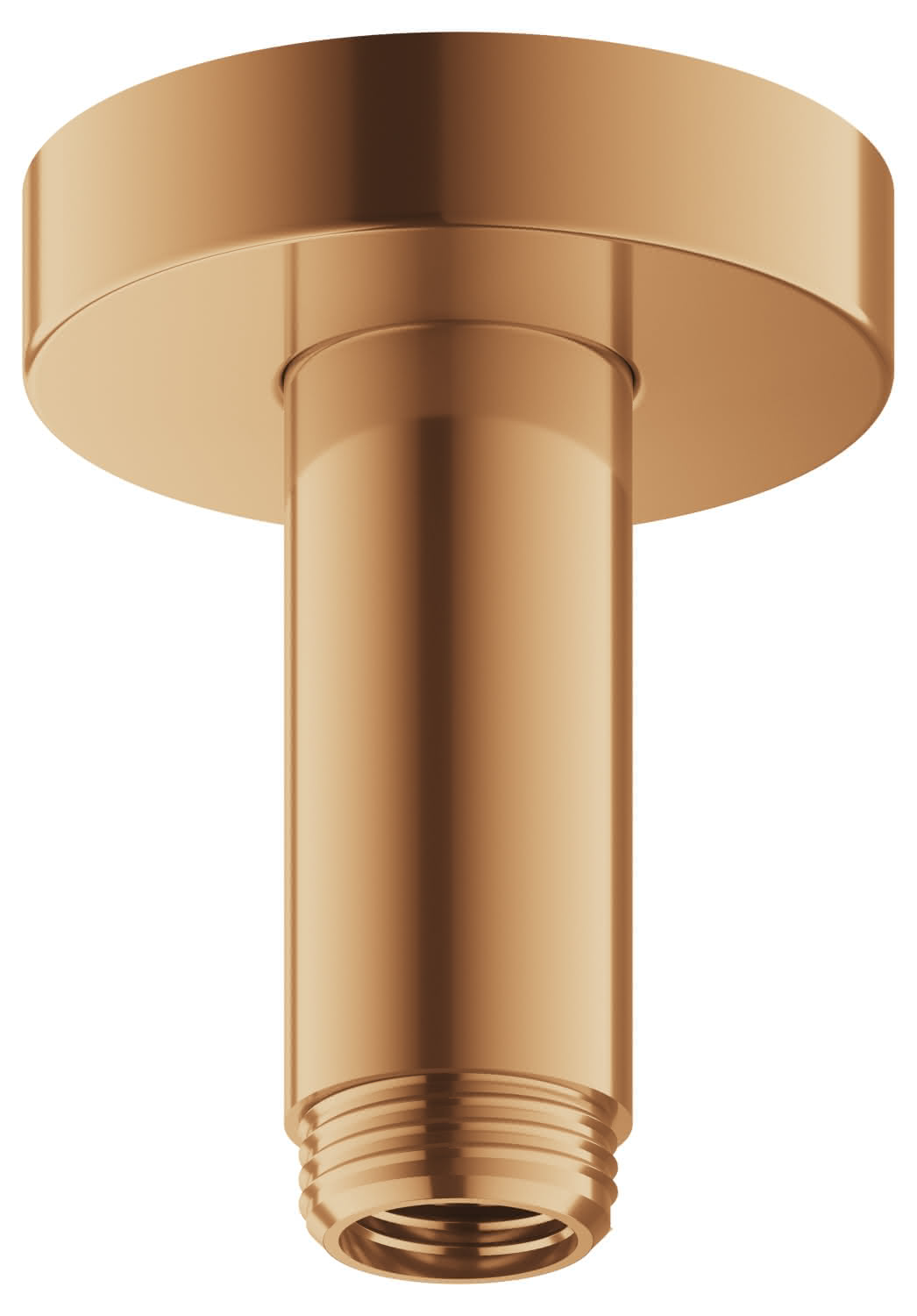 KEUCO Brausearm Elegance 51689, Deckenanschluss, 100 mm, Bronze geb.