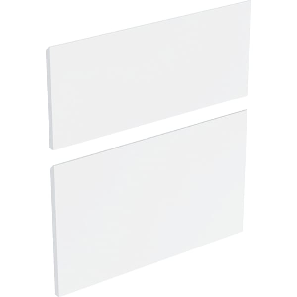 Geberit Set Schubladenfront für Unterschrank B:55cm, weiß glanz
