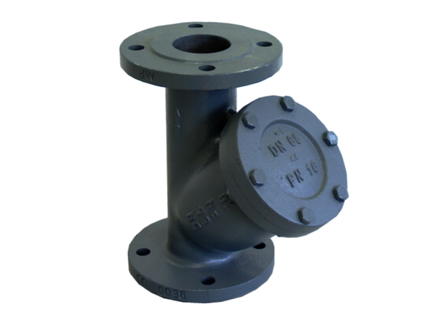 OVENTROP-Schmutzfänger PN16 DN40, Flansche n. DIN EN 1092-2,Grauguss