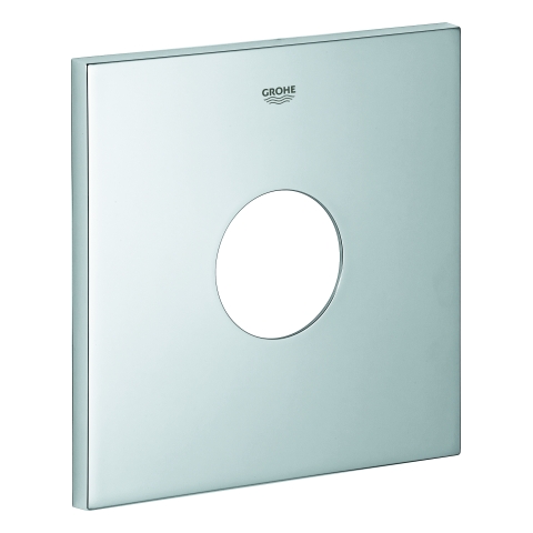 GROHE Rosette 48434 eckig für EHM-Fertigmontagesets chrom