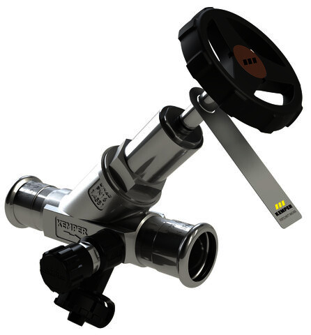 KEMPER NIRO Kombi-Rückflussverhinderer Edelst. m. Entl. MAPRESS DN50/54mm