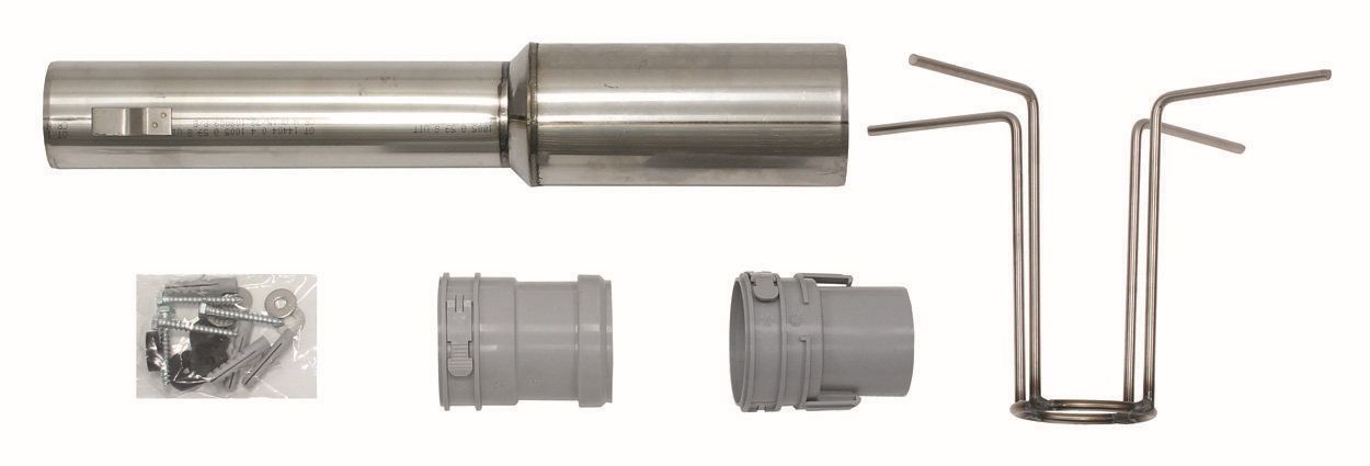 Vaillant Set 3 Grundelemente Edelstahl für Abgassystem DN 60 PP flexibel