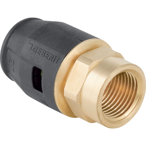 Geberit PushFit Übergang mit IG Ms d25-Rp3/4