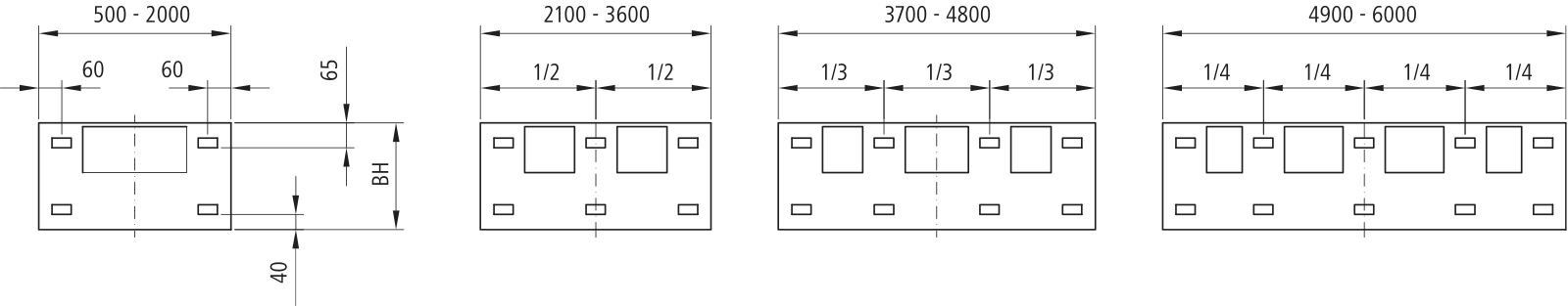 Kermi Heizwand HHN Typ21 BH630x72x1000mm QN1246,RAL9016,6bar,o.Abd,AB 12,LH120