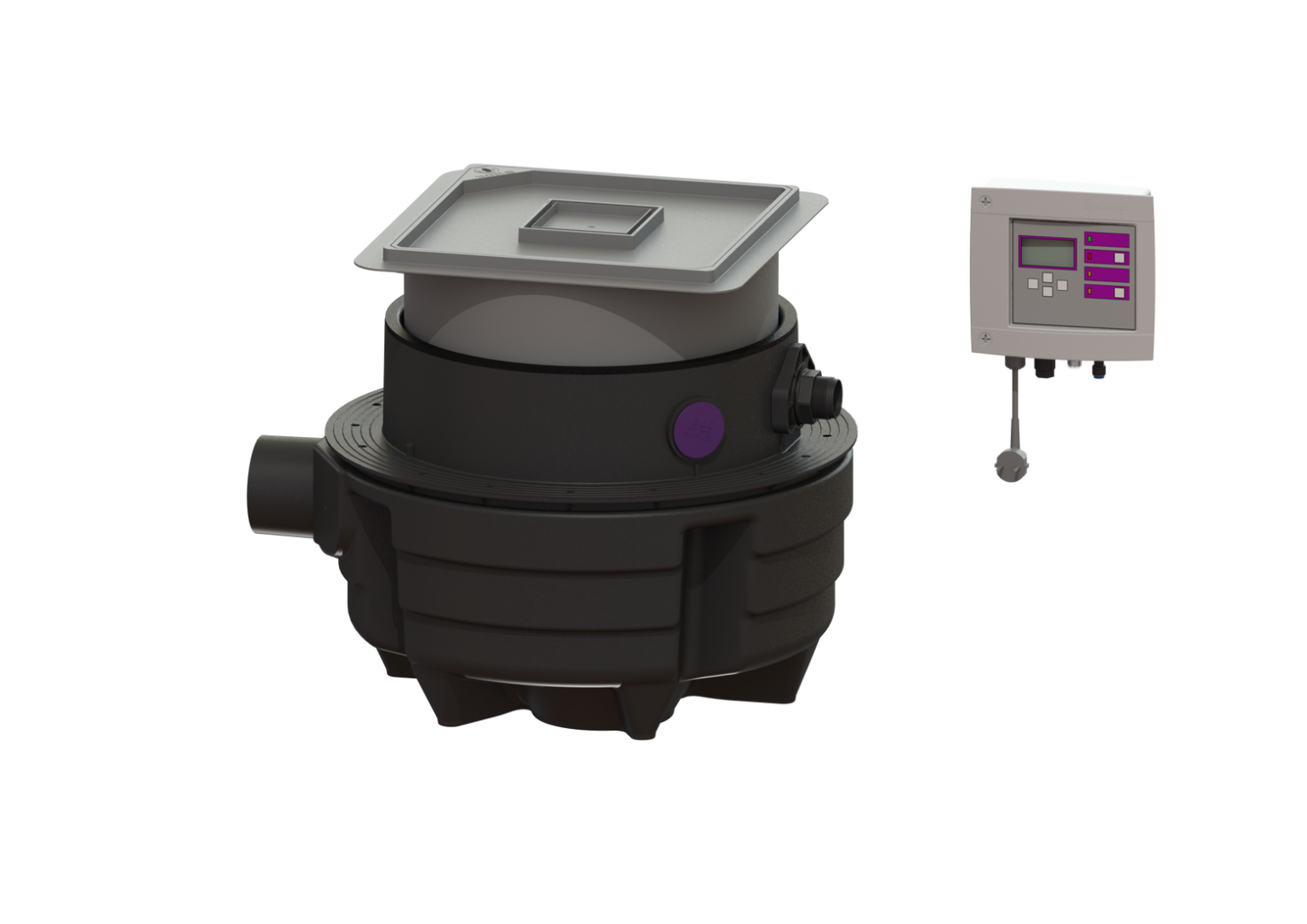 KESSEL-Hebeanlage Aqualift F Compact Mono, SPZ 1000, resist., Bodenpl., befl.