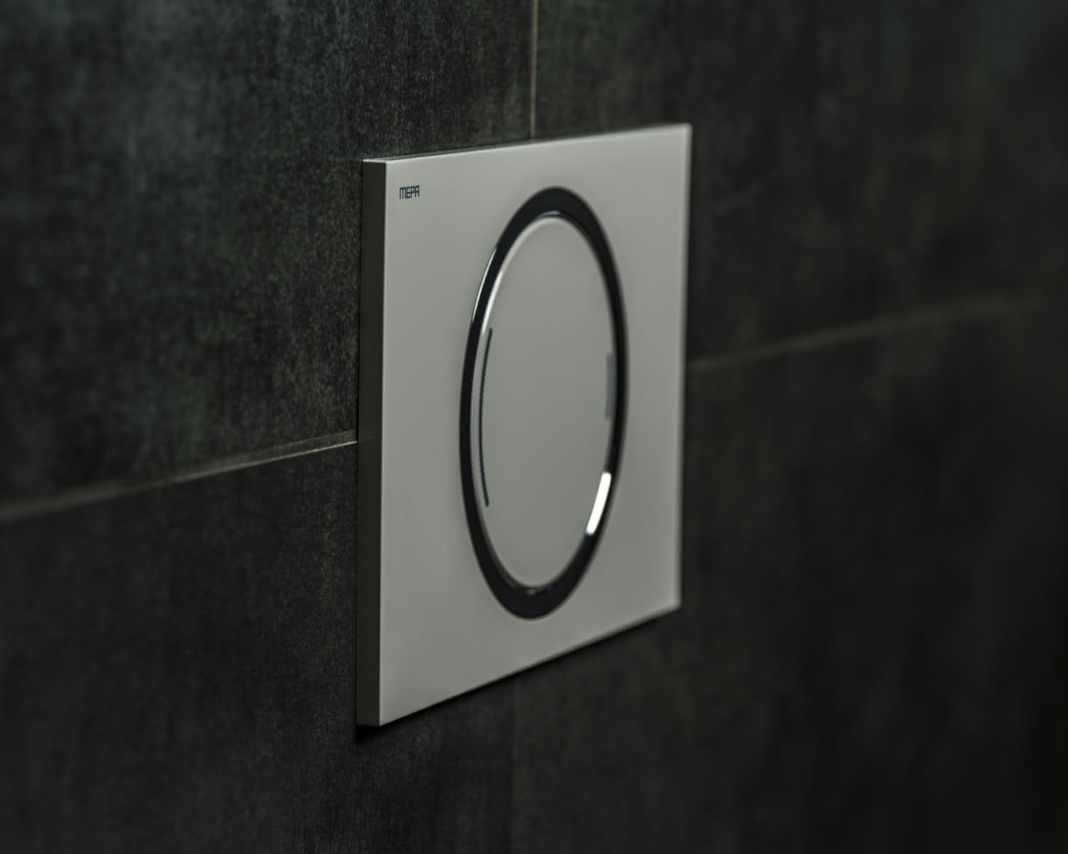 WC-Betätigungsplatte MEPA Zero 2-M Kunststoff Weiß