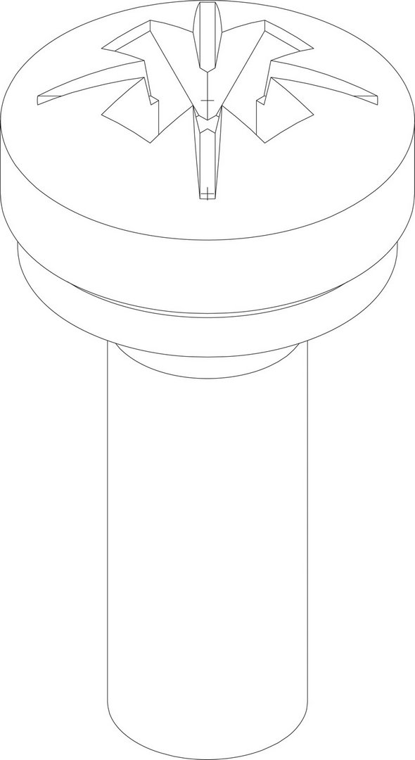 BOSCH Ersatzteil TTNR: 8737602143 Schraube M6x18 (10x)