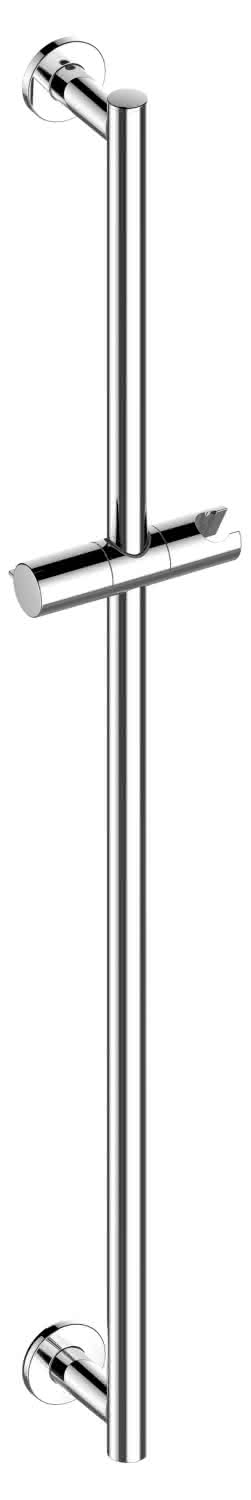 KEUCO Brausestange IXMO_solo 59585, rund, Brauseschieber, verchromt, 855 mm