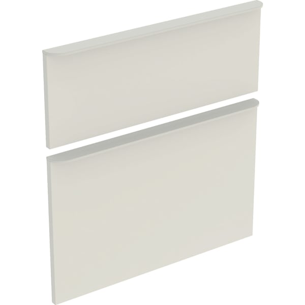 Geberit Schubladenfront (2 St.) inkl. Griffe sand-grau, zu SmyleS WTU