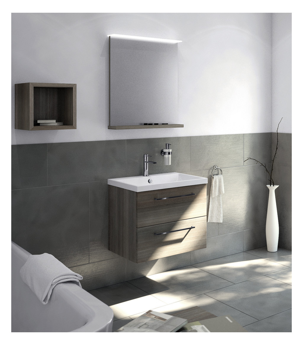 KA WB PURO Mod.3154,600x460mm,sm100,PEFF ,AD,m. 1HL,mÜL,chr