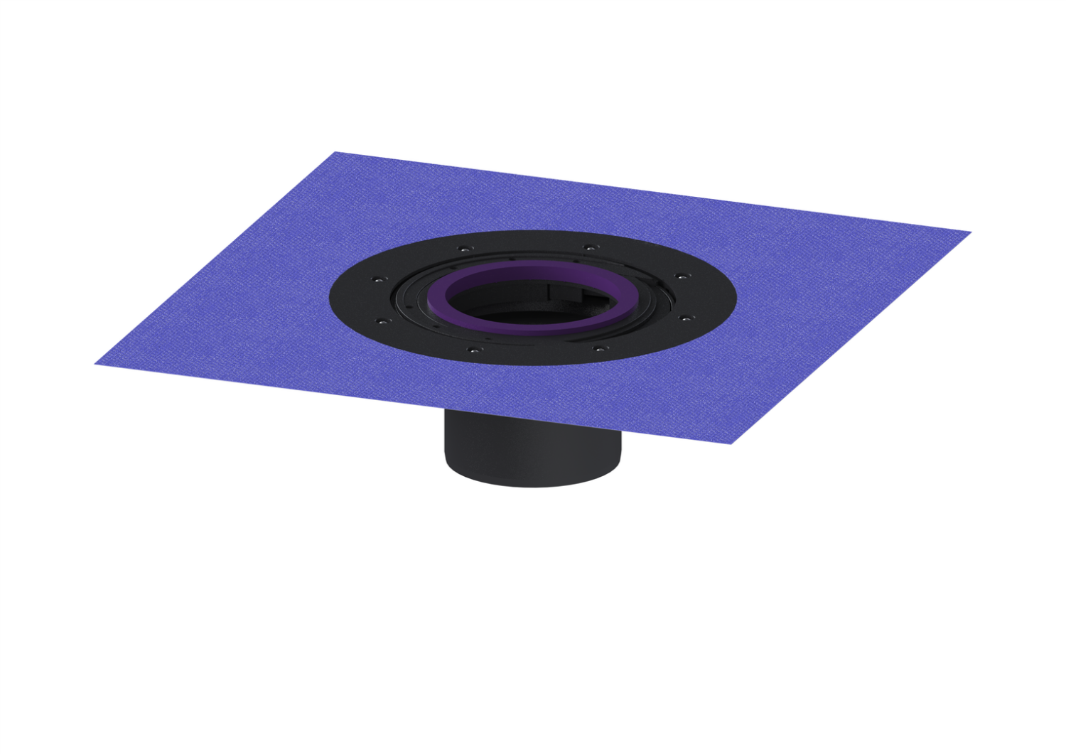 KESSEL-Verlängerungsstück H: 120 mm, mit Klebeflansch