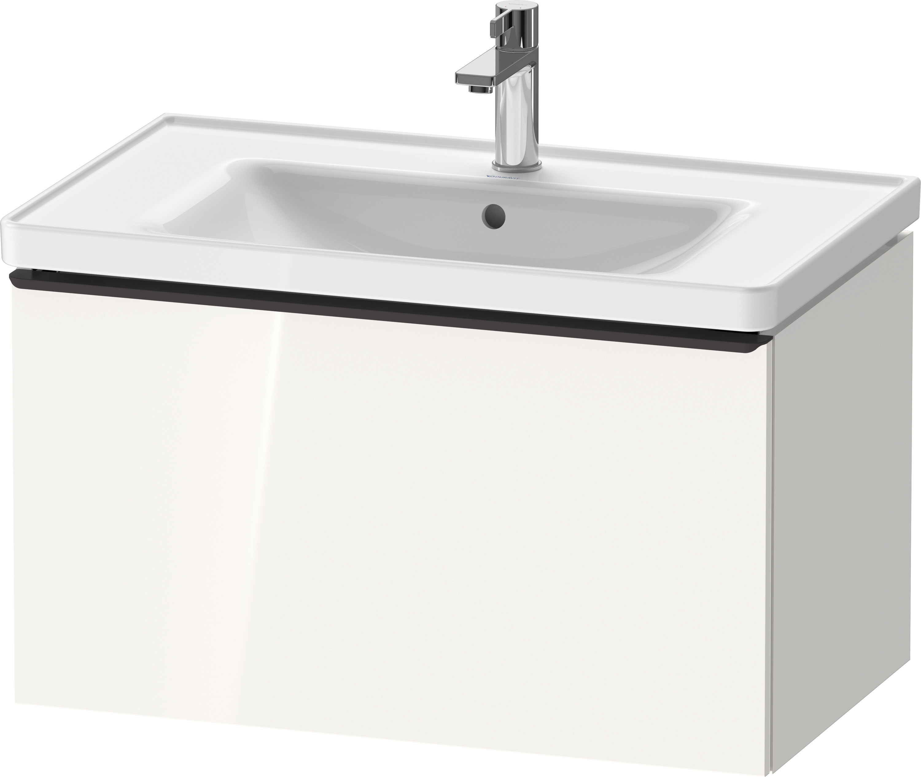 Duravit D-Neo WTU,Wdh,Ausz:1,Gr:Diamant Schw. 784x452x440mm,Weiß Hochglanz,Dekor