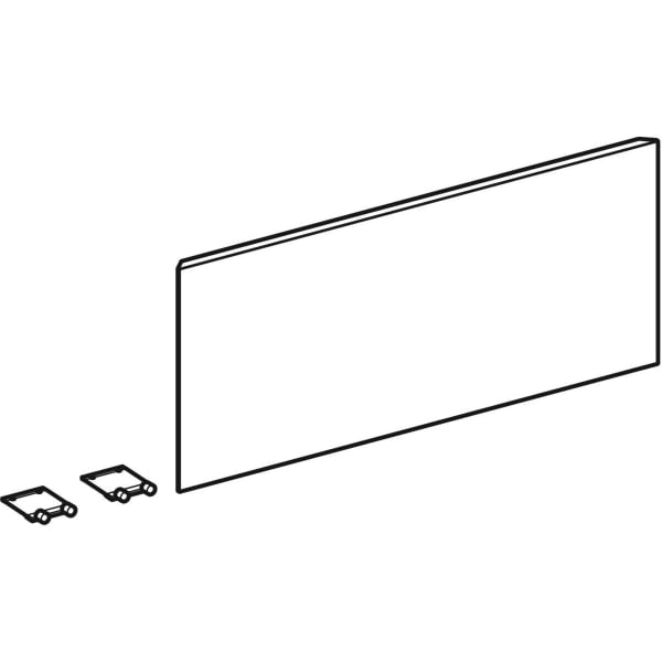 Geberit Schubl.-Frt für ONE US, 1 Schubl. für WT B:60cm, weiß hochglänzend