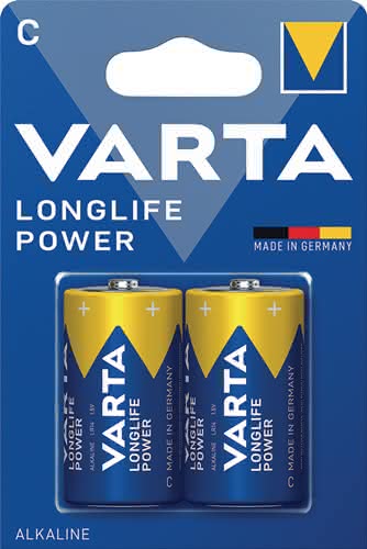 Batterie Longlife Power 1,5 V C-AM2 Baby 7800 mAh LR14 4914 2 Stück VARTA Batterie Longlife Power 1,5 V C-AM2 Baby 7800 mAh LR14 4914 2 Stück VARTA