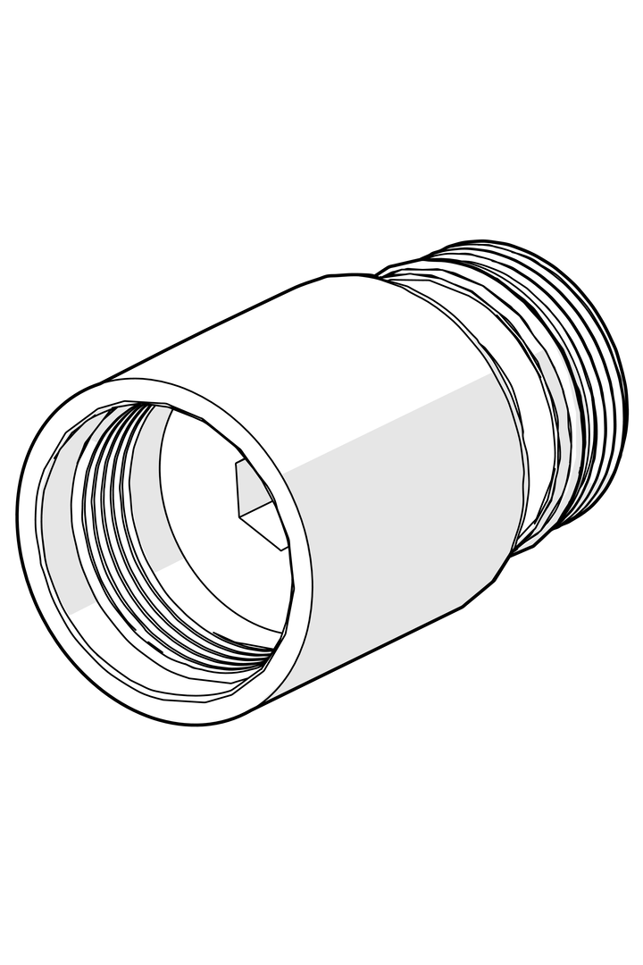 Hansa Gelenkstück HANSA 59913370 M18.5x1 chr Hansa Gelenkstück HANSA 59913370 M18.5x1 chr