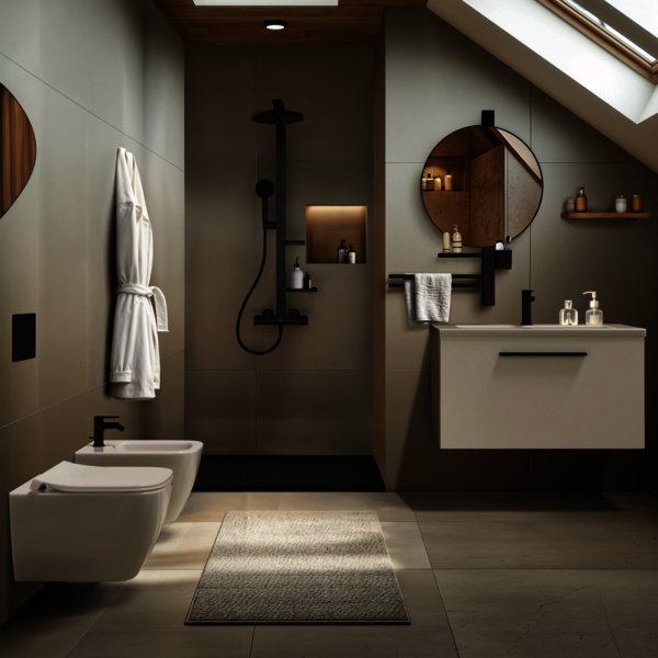 IS Wand-Bidet i.life S 1 Hl. 355x480x300mm Weiß