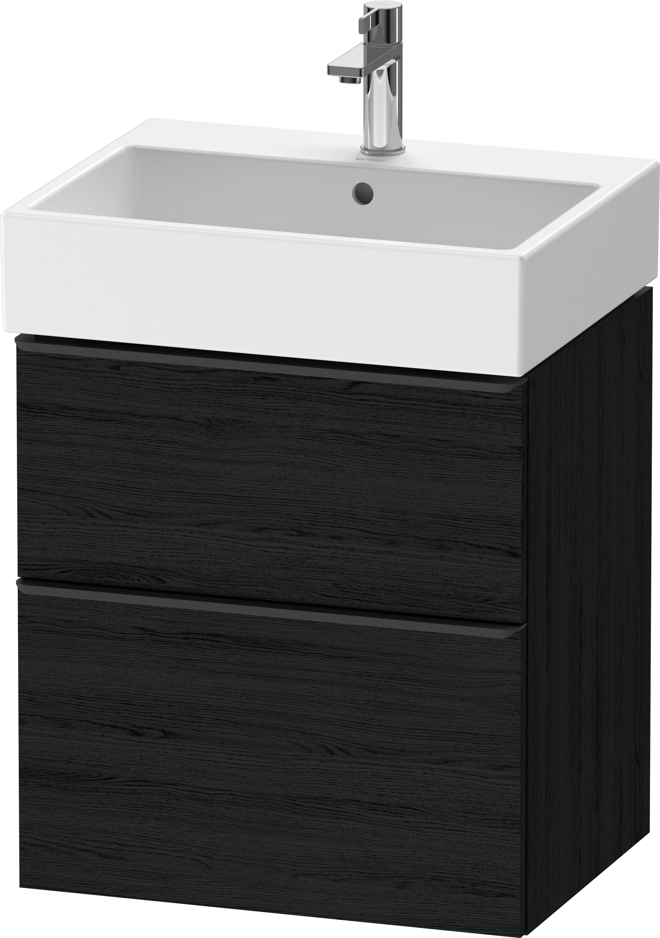 Duravit D-Neo WTU,Ausz:1,Schubk:1,GR:Dia.Schw 584x442x625mm,Wdh,Eiche Schwrz.Matt,Dek
