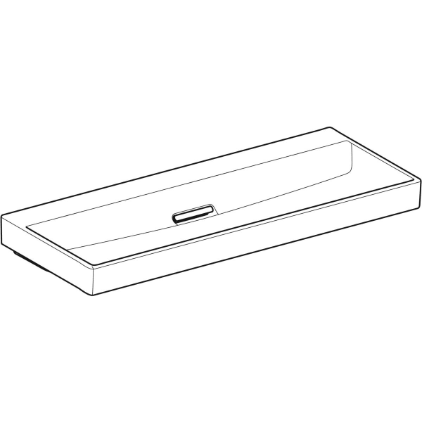 Geberit ONE Waschtisch 120x48cm, CleanDrain o. Hl., o. Ül., weiß, KeraTect/weiß glzd