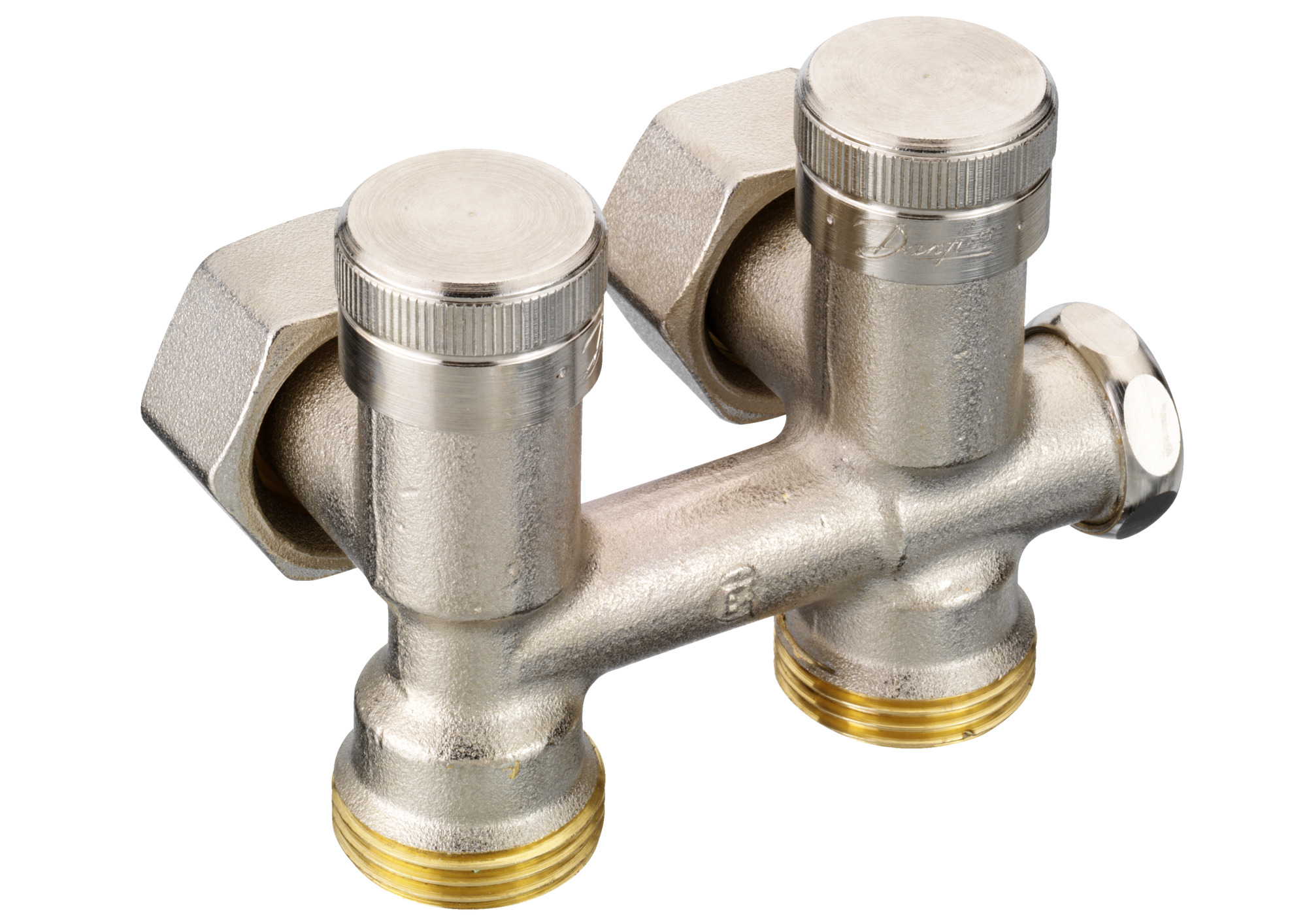 Danfoss Universalverschraubung RLV-K für Ventil-HK, Heizkörper R 1/2, Eck