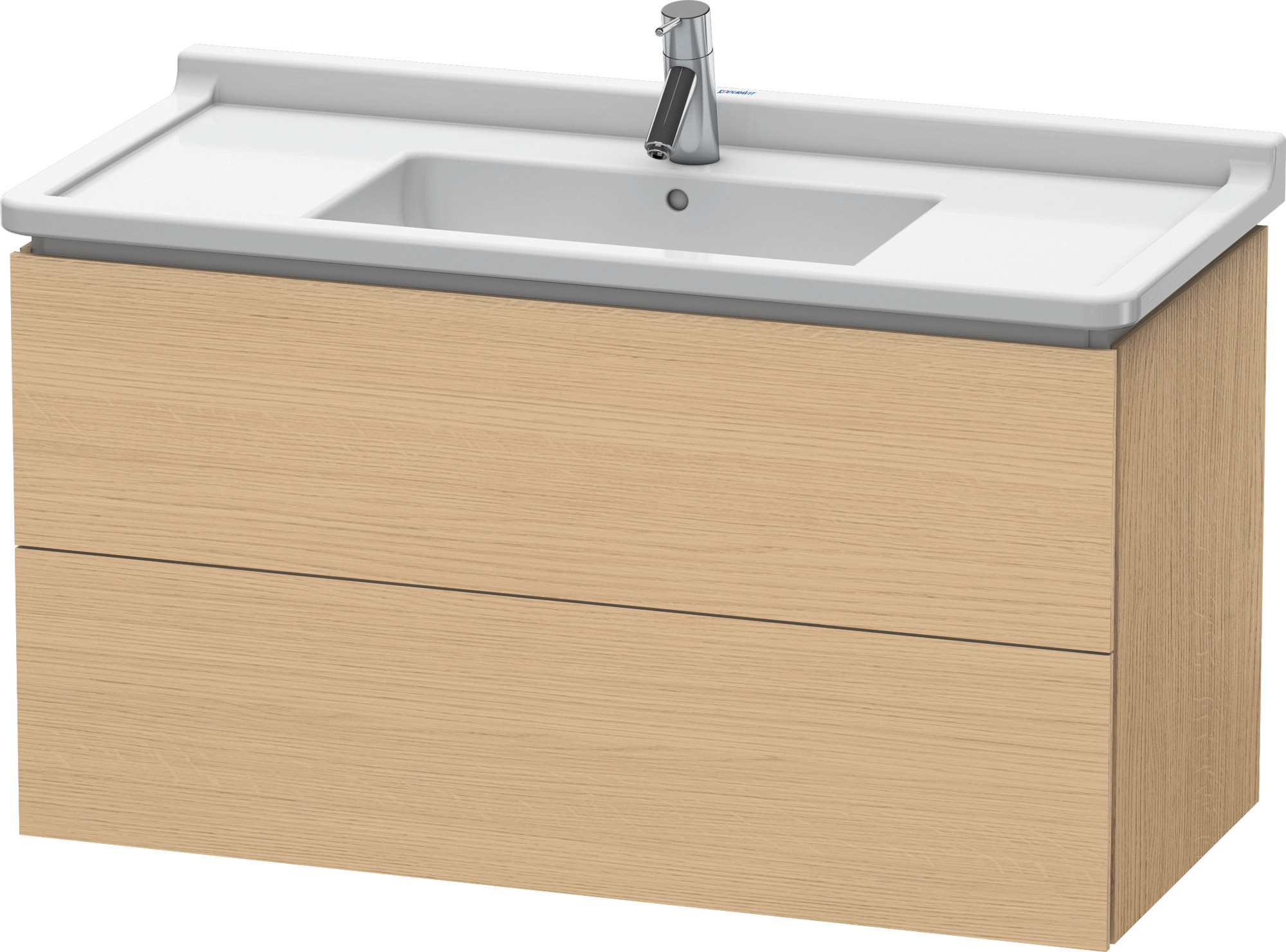 Duravit WTU wandh. L-Cube 469x1020x558mm, 2 SchKa, 030410, Eiche Natur