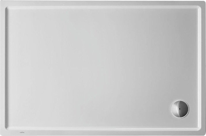 DU Starck Slimline Duschwanne, Rechteckig, 1200x800x55 mm, Weiß, Sanitä