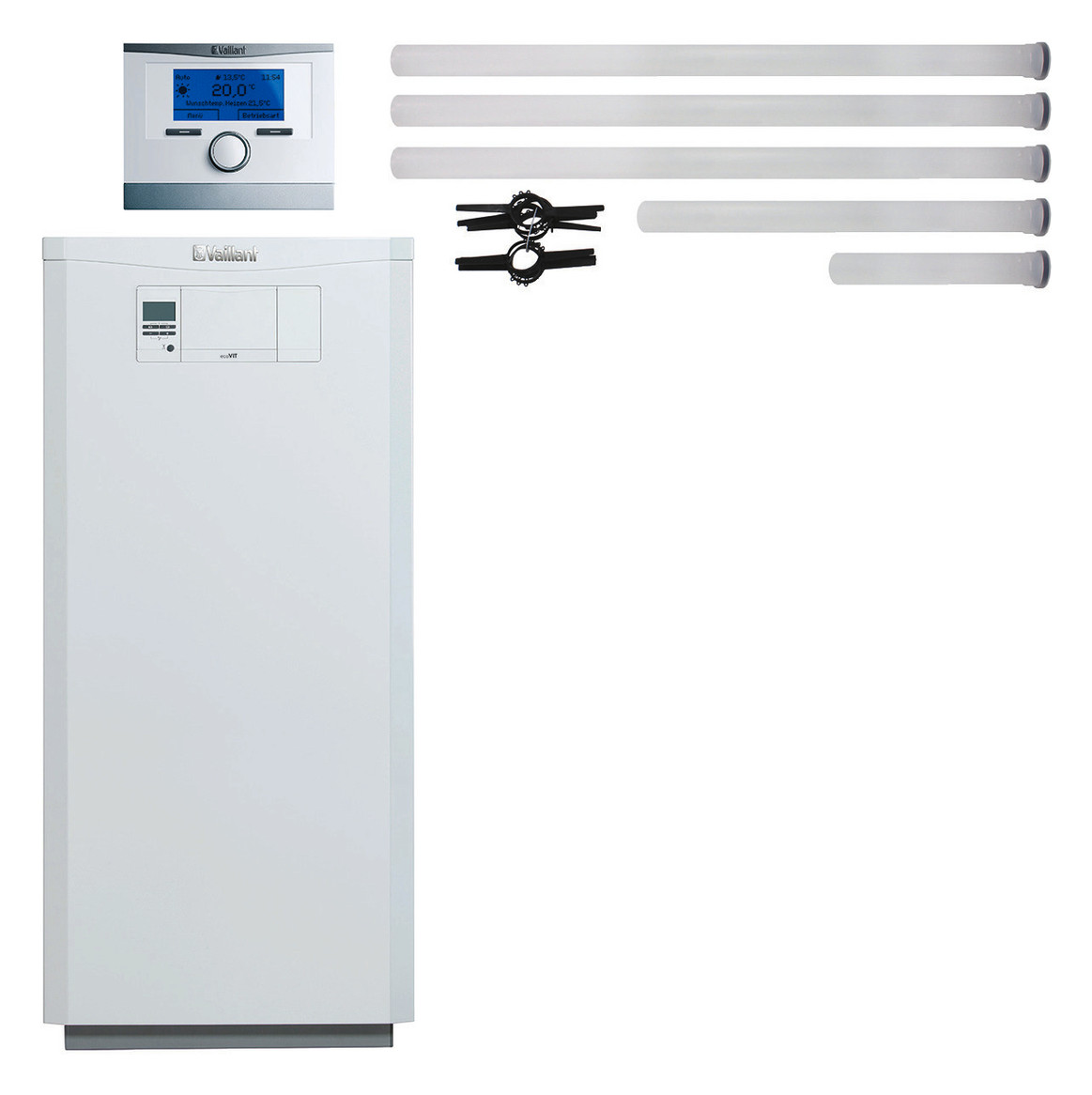 Vaillant Paket 2.63/3 ecoVIT VKK 186/5 VKK 186, E,LL, VRC700/6, Abgas starr
