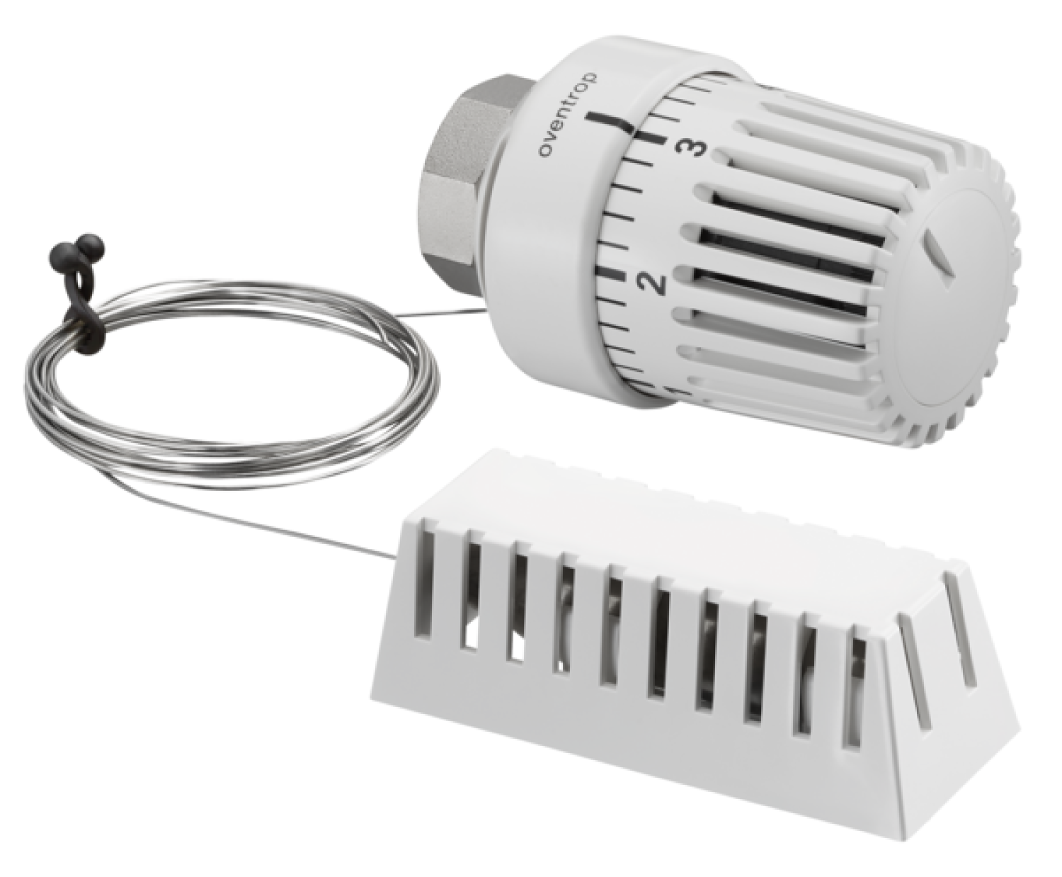 OVENTROP-Thermostat "Uni LH" 8-38 C, 1-7, Fernfühler 2 m, weiß