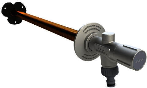 KEMPER Frostsichere Außenarmatur FROSTI Bausatz 260-530mm Griff DN15