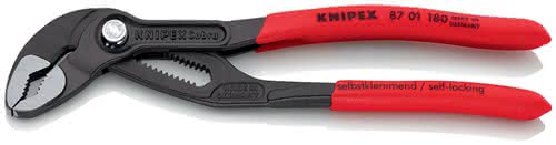 Wasserpumpenzange Cobra® L.180mm Spann-W.36mm pol.Ku.-Überzug KNIPEX Wasserpumpenzange Cobra® L.180mm Spann-W.36mm pol.Ku.-Überzug KNIPEX