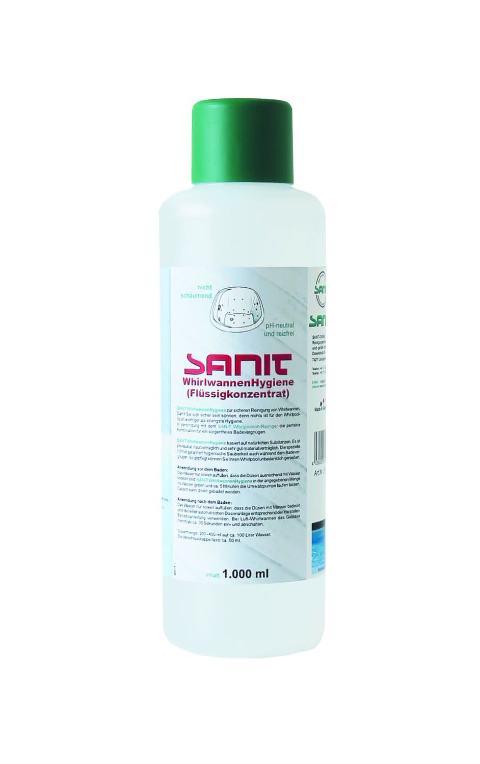 SANIT-CHEMIE WhirlwannenHygiene 1.000 ml Flasche SANIT-CHEMIE WhirlwannenHygiene 1.000 ml Flasche