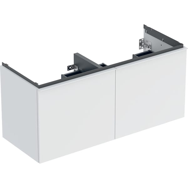 Geberit Acanto US für DWT B:120cm, 2 Schubl. 2 i.Schubl., weiß matt