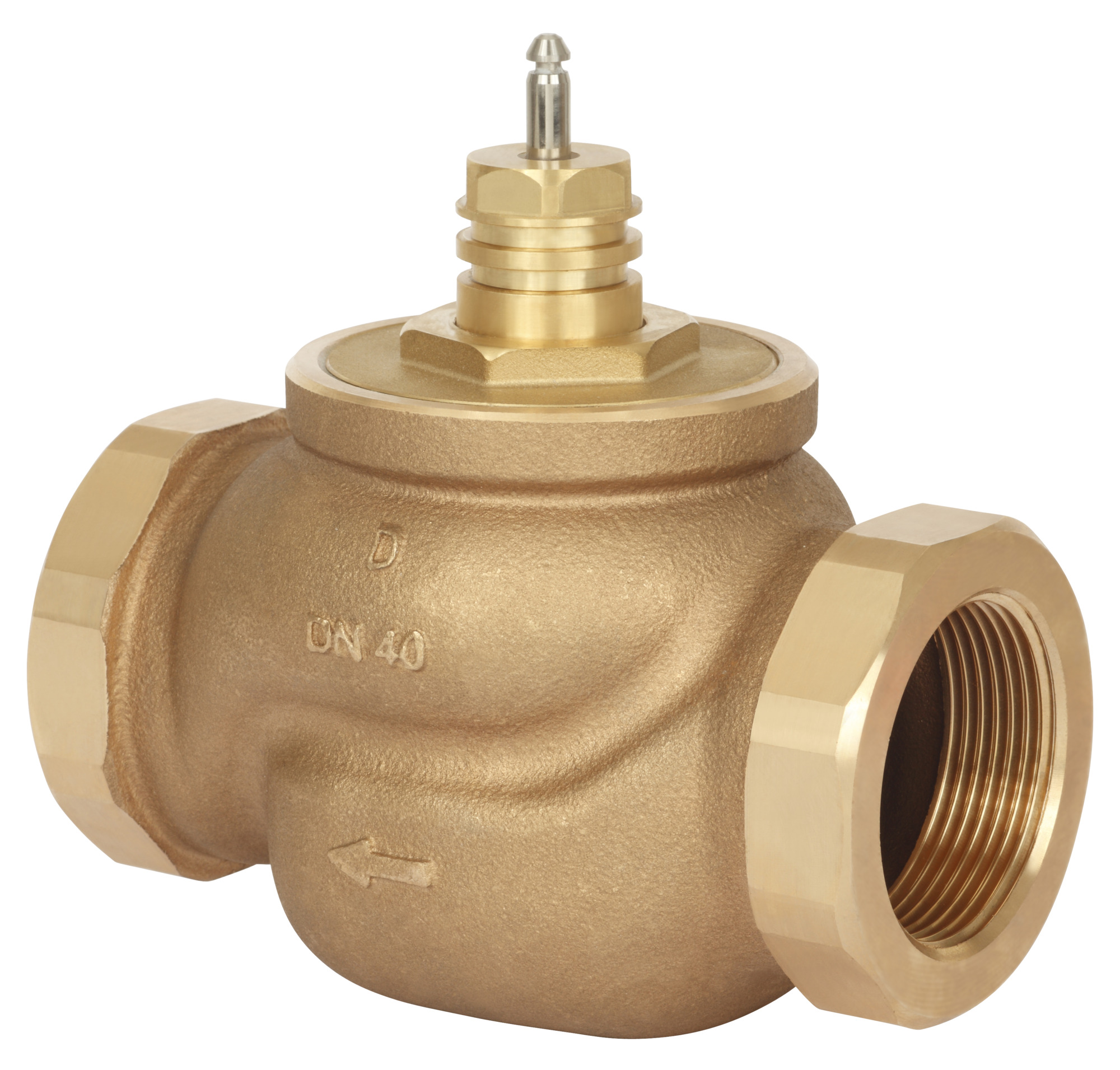 Danfoss Durchgangsventil VRB2 DN32 kvs 16, RG5, Innengewinde, Rp 1 1/4"