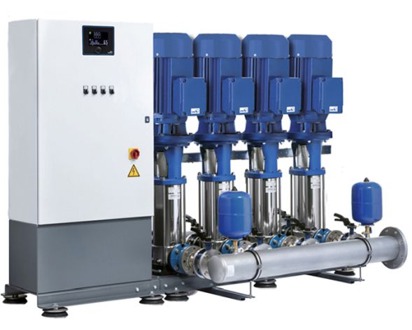 KSB Druckerh. DeltaMacro F 2-02/06 mit 2 Movitec, 0,55 kW, Zulauf M