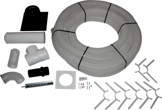 Wolf Anschluss-Set DN110/160 - C93x DN110 flex. im Schacht, Abdeckung edst.