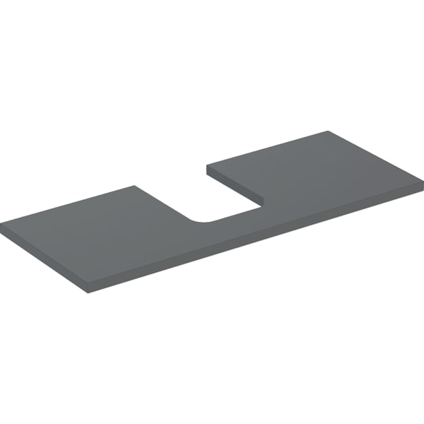 Geberit ONE WT-Pl. Aus mi. f. AWT Schalenform 120x3x47cm, lava matt