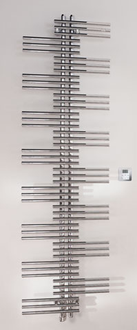Zehnder Design-Heizkörper Yucca elektrisch YSE-090-050/GD 933x95x500 RAL 7034